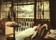 James Tissot A Passing Storm painting